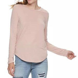 Juniors SO Favorite Crewneck Long-Sleeve Tee - NWT